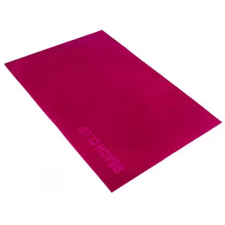 VOSSEN Beach Club Strandtuch 100 x 180 cm cranberry