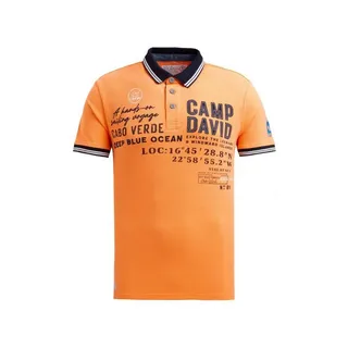 Camp David Poloshirt orange L
