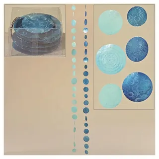 Capiz,Windspiel,Perlmutt,blau-Töne, 1812-8561400