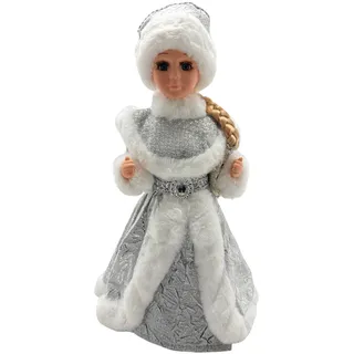 olymp handels gmbh Snegurotschka Schneemädchen silber 40 cm