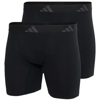 adidas Active Flex Cotton Ergonomic Boxershorts schwarz S 2er Pack