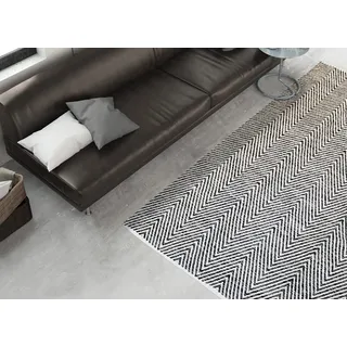 Kayoom Aperitif 510 Kurzflorteppich 120 x 170 cm Grau