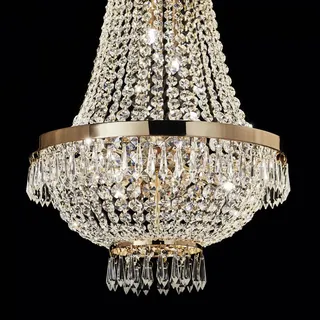 Ideal Lux Caesar 9-flg. G9 40W Durchmesser Gold