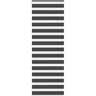 vidaXL Doppelrollo Zebrarollo 70 x 230 cm schwarz