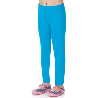 Merry Style Leggings Mädchen Lange Hose Freizeithose mit weitem Bein MS10-130 (1-tlg) aus Viskose, elastischer Bund blau 110