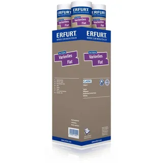 Erfurt Variovlies Flat Classic 75 x 2500 cm 150 g Weiß 1003705