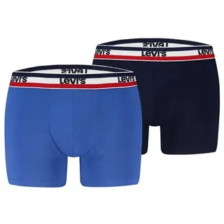 Levi's LEVIS MEN REPEAT SPW LOGO BOXER BRIEF Navy / Blau S 2er Pack