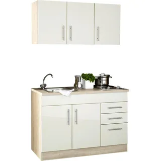 Held Toronto 120 cm Hochglanz-creme/ Eiche Sonoma