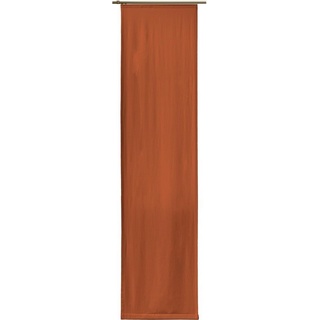 Schiebegardine Newbury, Wirth, Klettband (1 St), blickdicht, Jacquard, Ohne Befestigungszubehör, Breite: 57 cm orange 57 cm x 225 cm