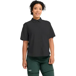 Jack Wolfskin Sierra Canyon Kurzarmhemd Schwarz M