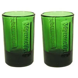 Jagermeister Schnapsglas, Grün, 2 Stück