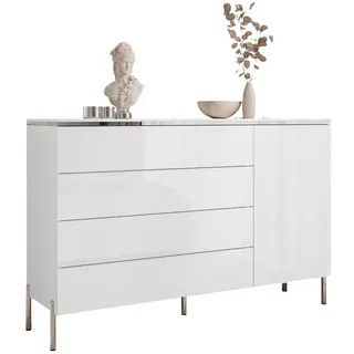 lookway Aurora 140 x 94,5 x 40 cm Silber / Weiß