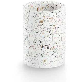 Zeller Zahnputzbecher Terrazzo Weiß