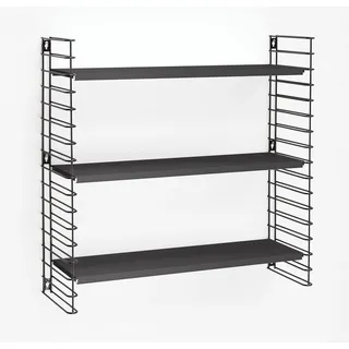 Metaltex Bücherregal Tomado, Seitengitter schwarz