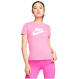 Nike Damen W NSW TEE ESSNTL ICON FUTUR T-shirt, magic flamingo/(white), S
