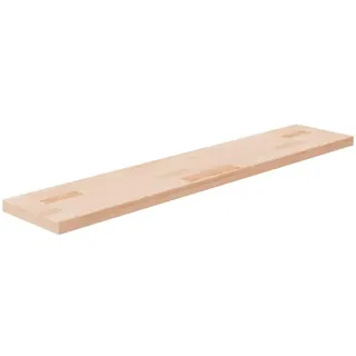 vidaXL Regalboden, Regalbrett mit viel Stauraum, Holzplatte zur Aufbewahrung, Wandboard Einlegeboden Wandregal, Unbehandeltes Massivholz Eiche