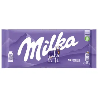 MILKA Alpenmilch Schokolade 25 Packungen 2250 g