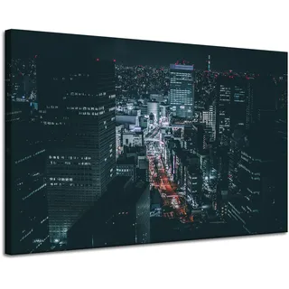 OEM Leinwanddruck „architektur Tokios Bei Nacht“, 120 x 80 cm