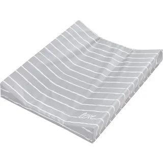 Julius Zöllner Wickelauflage 2-Keil Mulde 60x71 cm Folie Grey Stripes