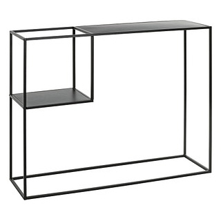 HAKU Möbel Konsolentisch Metall schwarz 100,0 x 30,0 x 80,0 cm