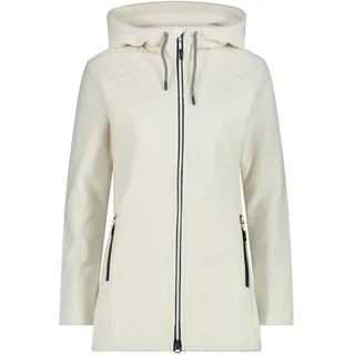 CMP Jacket FIX Hood 34H2856, Basic White, D42, Woman