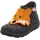 Slipper Grau/Orange 4700 26