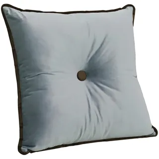 50 x 50 cm Rückenkissen Rücken Kissen Aus Holländischem Samt, Rückenkissen Bett Sofa, Rückenlehne Kissen, Lesekissen Für Bett Und Sofa (Grau)