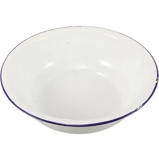 Emaillierte Fußbecken Im Vintage-stil, Fußwaschbecken Für Die Pediküre Zu Hause – 30,00 X 9,00 X 9,00 Cm – Weiß