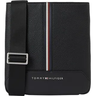 Tommy Hilfiger Herren Crossbody Bag Tasche Central Mini Crossover Kunstleder, Schwarz (Black), Onesize - Einheitsgröße