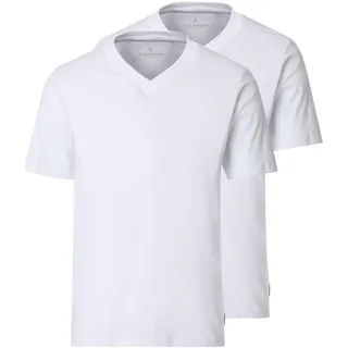 Casa Moda 092600 T-Shirt V-Neck NOS DoPa, 3XL, Weiß - Uni 3XL Weiß - Uni (000) - 3XL