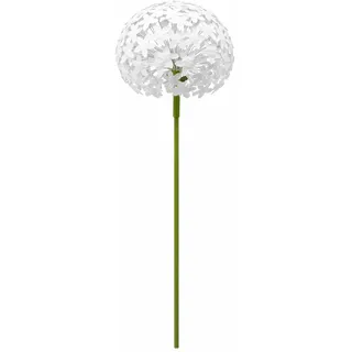 finehomegarden Gartenstecker Allium 16 cm x 111 cm Weiß