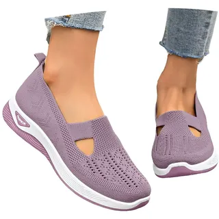 Generisch Orthopädische Schuhe Damen Walkingschuhe Sommerschuhe Leicht Weite H Damenschuhe Gesundheitsschuhe Breite Füße Leicht Barfussschuhe Atmungsaktive Bequeme Outdoor Turnschuhe - 40 EU