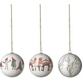 Elsa Beskow Little Willow Christbaumkugeln, 3 St.