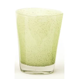 Conic - Vase klein lightgreen bubbles