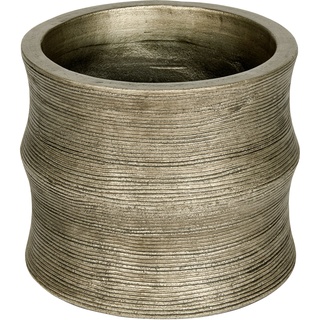 Dekovase »Cobano«, (1 St.), 77519010-0 silber H: 23 cm   Ø 27 cm