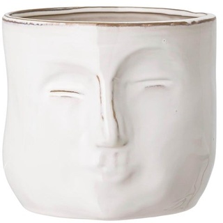 Face Flowerpot - White