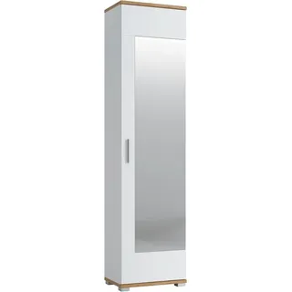 living charm Hola Garderobenschrank 50x34x199 cm weiß