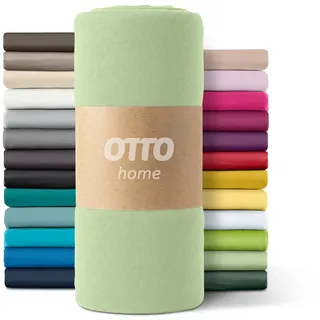 OTTO home Bettlaken Mikrofaser-Jersey 140 x 200 cm grün