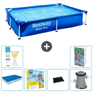 Bestway Steel Pro Rechteckig - 221x150x43 Cm - 7-teilig  S60
