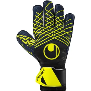 Uhlsport Prediction Soft Pro Torwarthandschuhe marine/weiß/fluo gelb 10