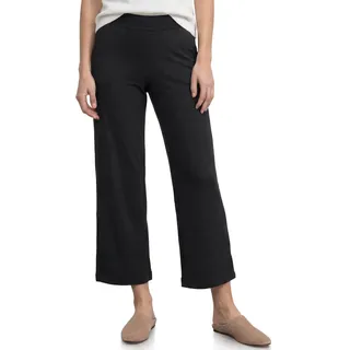 Street One 7/8 Wide Leg Hose im Loose Fit Black 38 - 38W / 26L