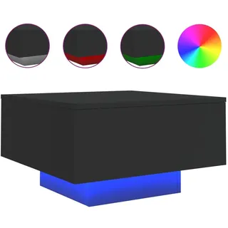 vidaXL Couchtisch Schwarz Holz 55 x 55 x 31 cm