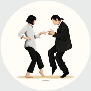 K&L Wall Art, Vliestapete Runde Vliestapete, Tohme Retro Pulp Fiction, mehrfarbig, matt