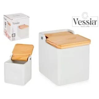 Keramik Salzstreuer Mit Deckel 10x10x11cm 91859-21942 Vivalto