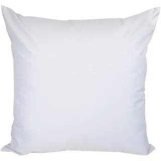 JACK 50x50cm Outdoor Lounge Kissen Dekokissen inkl. XXL-Füllung Wasserabweisend Sitzkissen Garten Stuhl Lotus Effekt, Farbe:Weiß