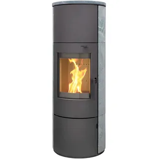 THERMIA München XL Stahl Gussgrau/Abdeckplatte Speckstein