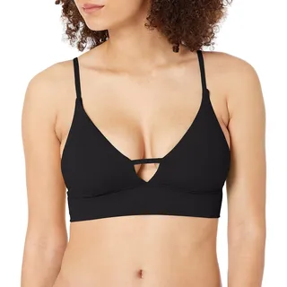Billabong Damen Sol Searcher V Neck Cami Top Bikini, Black Pebble, Medium - M