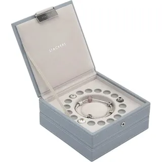 Stackers Schmuckkästchen für Armband und Charms doppelt graublau
