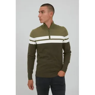 Blend Troyer BHNaresh Feinstrick Troyer im Colorblock-Design grün XXL (58)
