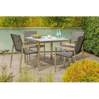 Greemotion Sydney Set 5-tlg. Grau/Silber